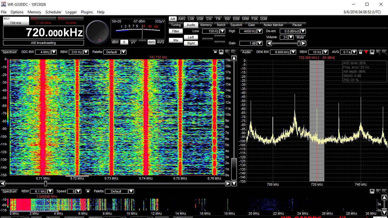 720 KHZ AM Broadcast DX WGN Chicago Strong into Tampa Florida