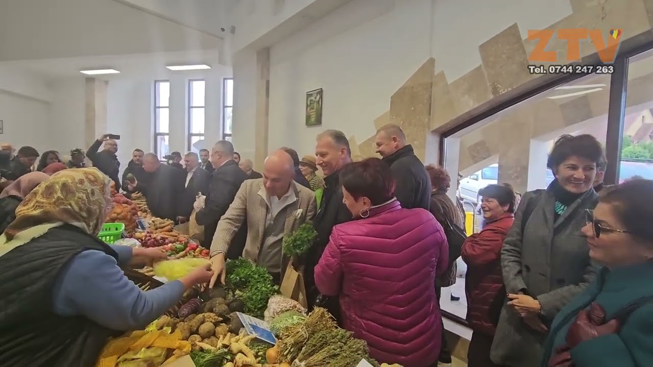 Deschiderea oficiala la noua Piața Agroalimentară din Simleu Silvaniei
