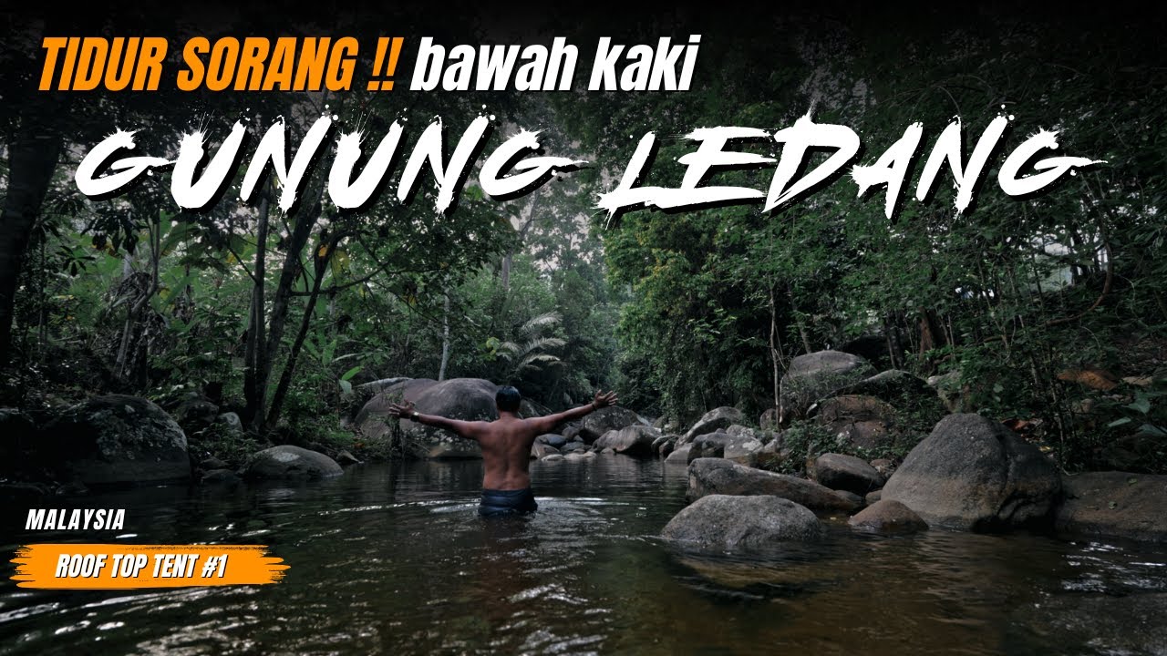 Tidur sorang dekat kaki GUNUNG LEDANG.. tenang campur SCARY !