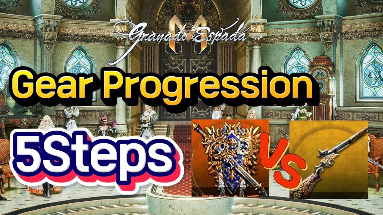 Granado Espada M 🎮 Mythic vs Legendary Weapon Comparison ❄️ 5 Steps of Gear Progression