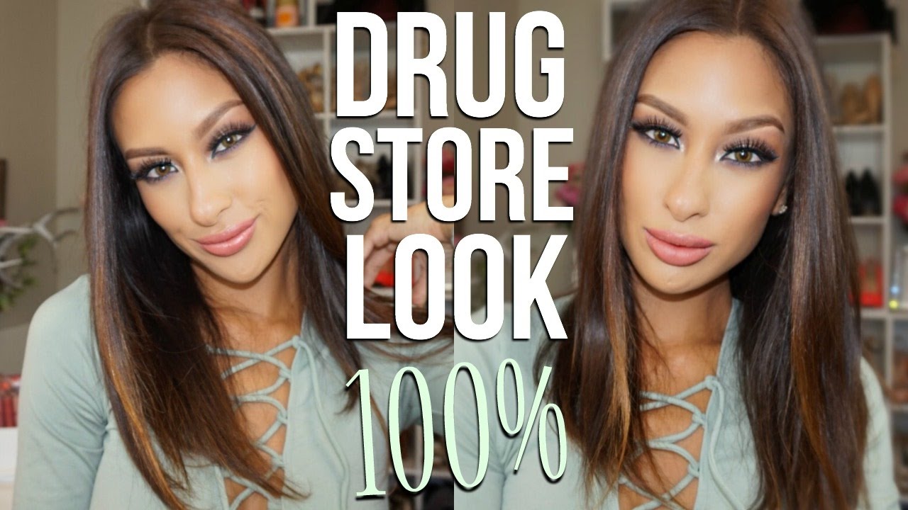 DRUGSTORE MAKEUP LOOK | Teal Winged Liner