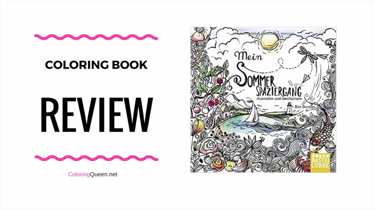Mein Sommerspaziergang  Coloring Book Review -  Rita Berman