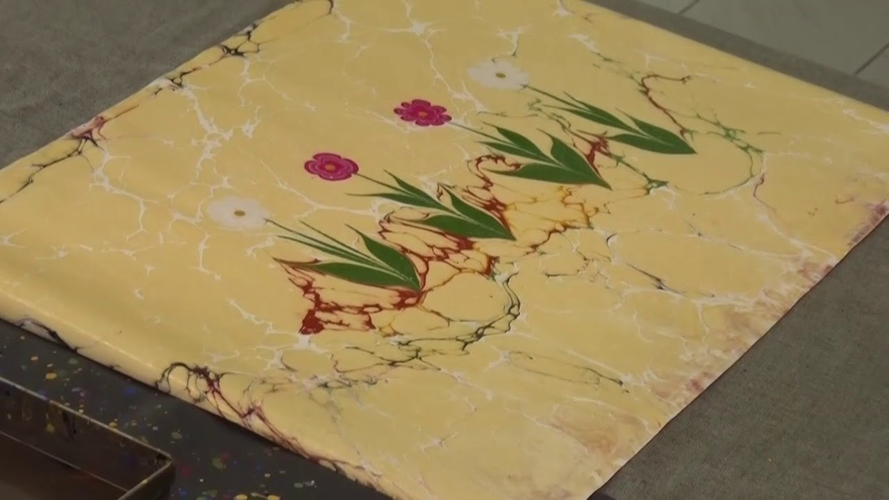 Atelier du  papier marbr&eacute;