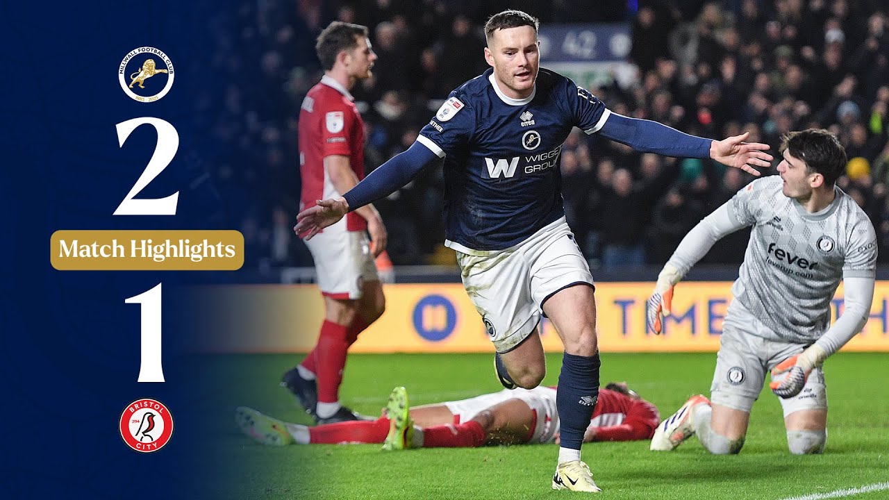 😮‍💨 Macca with the winner | Millwall 2-1 Bristol City | Highlights