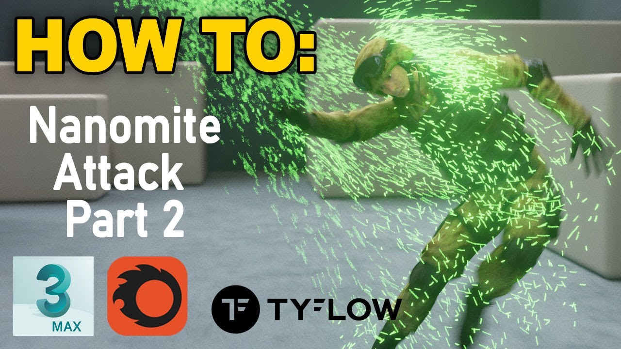 TyFlow Nanomite Attack Part 2 (Deforming Objects) | 3dsMax, Corona