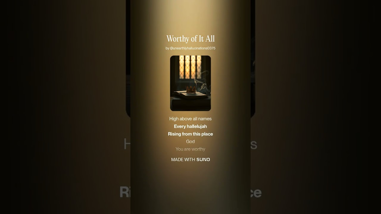 Worthy of it all