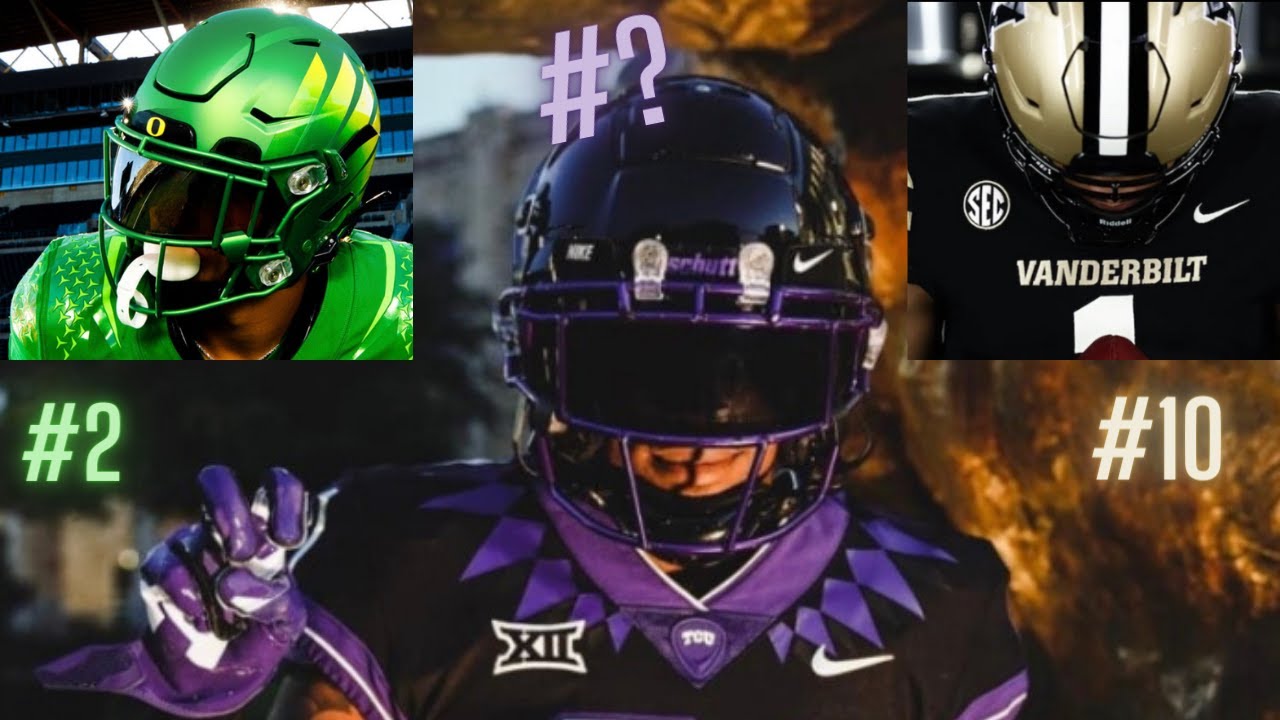 The Top 12 College Football Uniforms