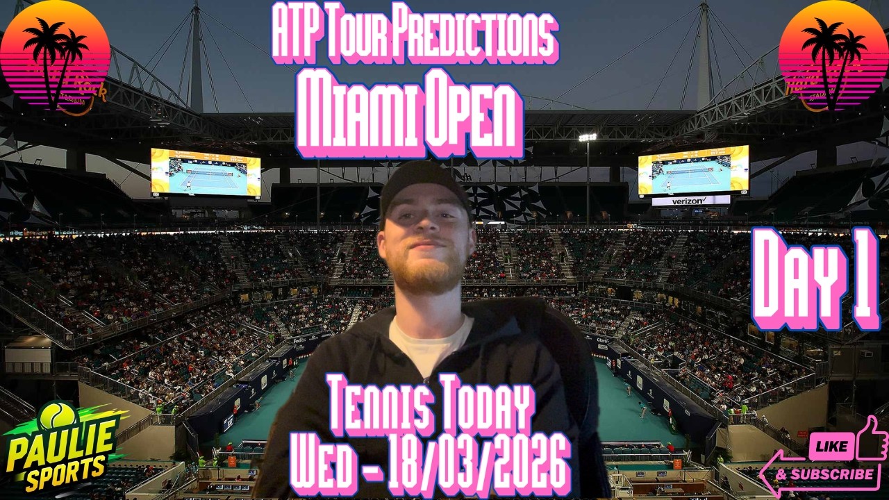 Открытый чемпионат ATP в Майами | Теннисные прогнозы на сегодня, 18.03.2026 | Анализ ставок #тенн...