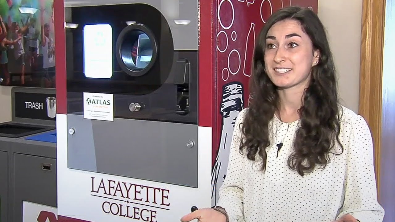 Reverse vending machine: Lafayette College tries to make recycling fun