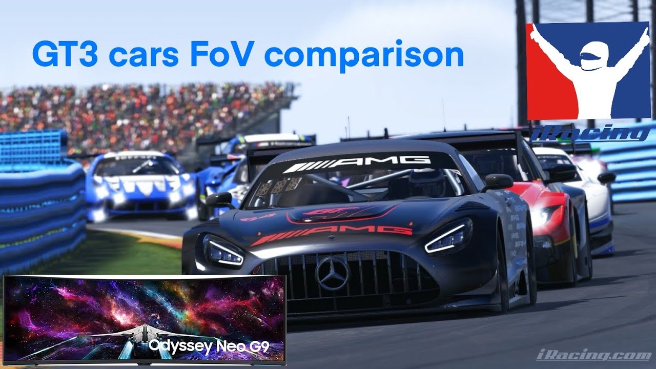 iRacing GT3 Cars FoV comparison Samsung Odyssey Neo G9 57“ SimRacing dreams come true 🤩