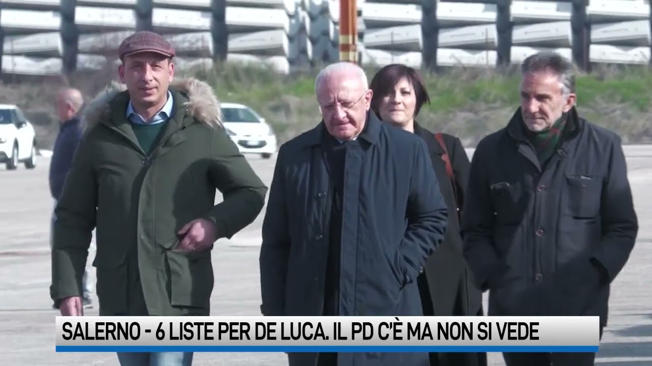Salerno, sei liste a supporto della candidatura di De Luca a sindaco