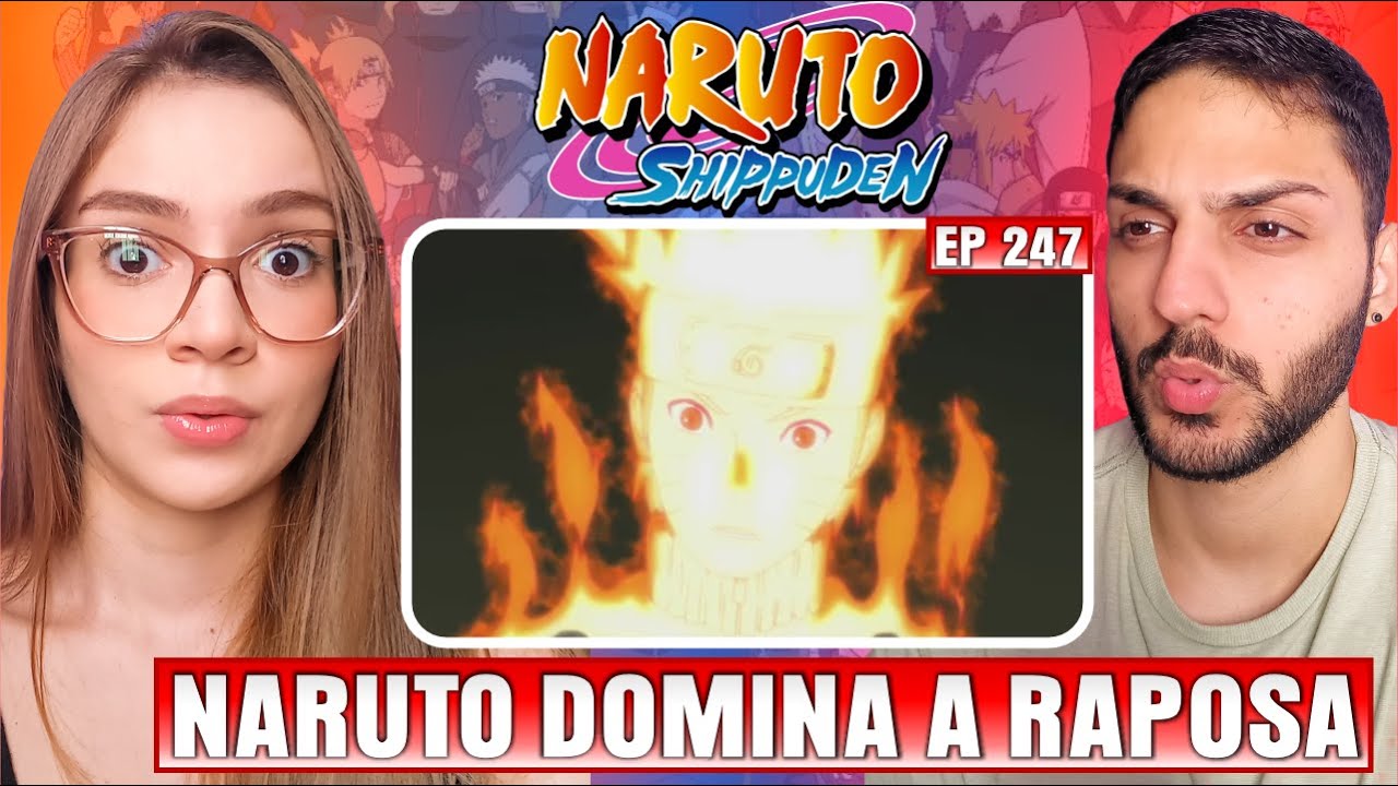 (NASCIMENTO DO NARUTO E APARIÇAO DO MADARA😥）Profª de Geografia ASSISTE NARUTO SHIPPUDEN｜EP 247｜REACT