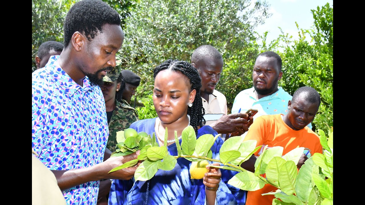 KYABAZINGA AND INHEBANTU VISIT KAYNELA FARMS LTD