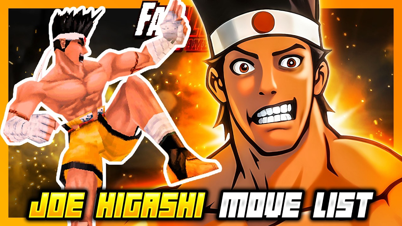 JOE HIGASHI MOVE LIST - Fatal Fury: Wild Ambition (Playstation 1)