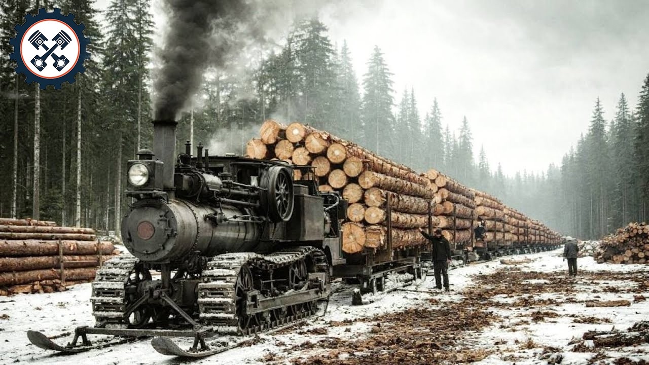 30 Extreme Dangerous Big Logging Wood Truck Driving Skill | Fastest Chainsaw Heavy Machinery Machine