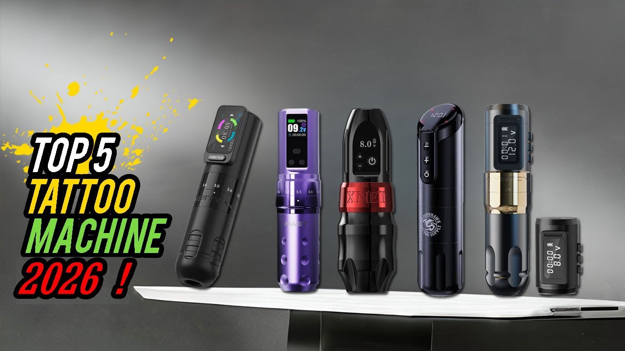 Best Tattoo Machines 2026 🔥 Top 5 Tattoo Pen Machine | Full Review & Comparison