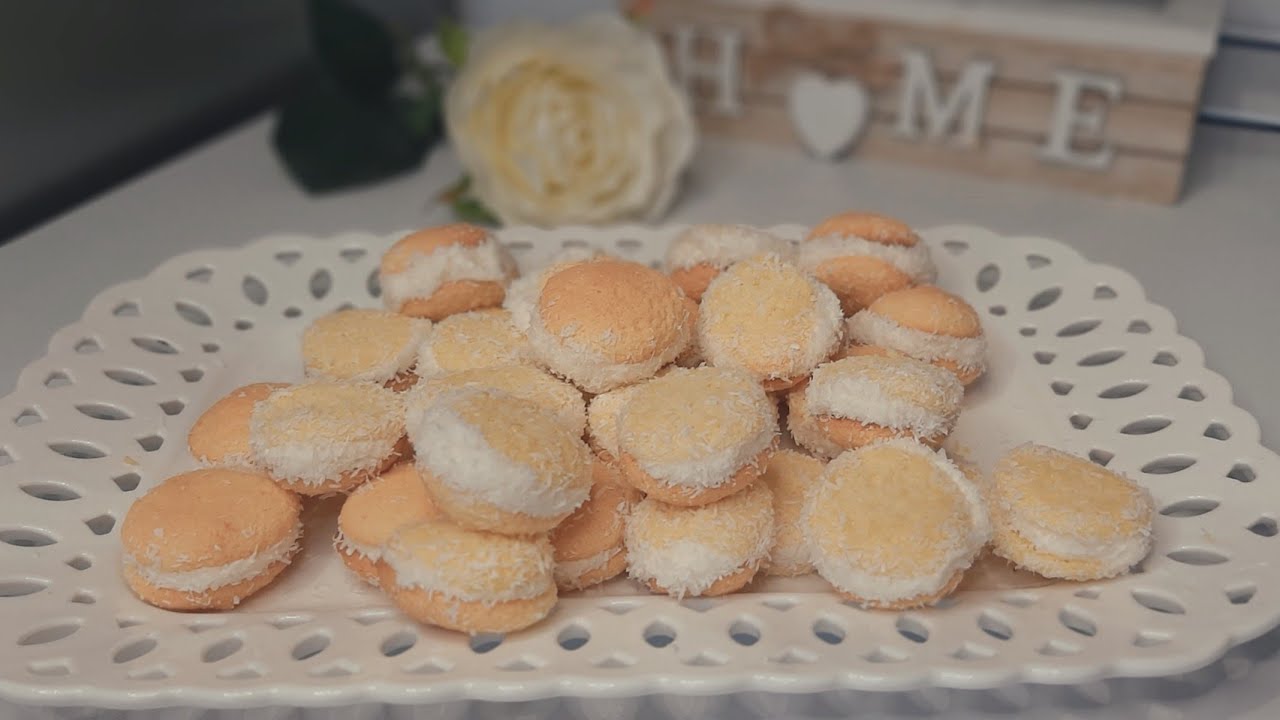 Fursecuri Alba ca Zapada- pufoase, fine si delicioase #biscotti #biancaneve