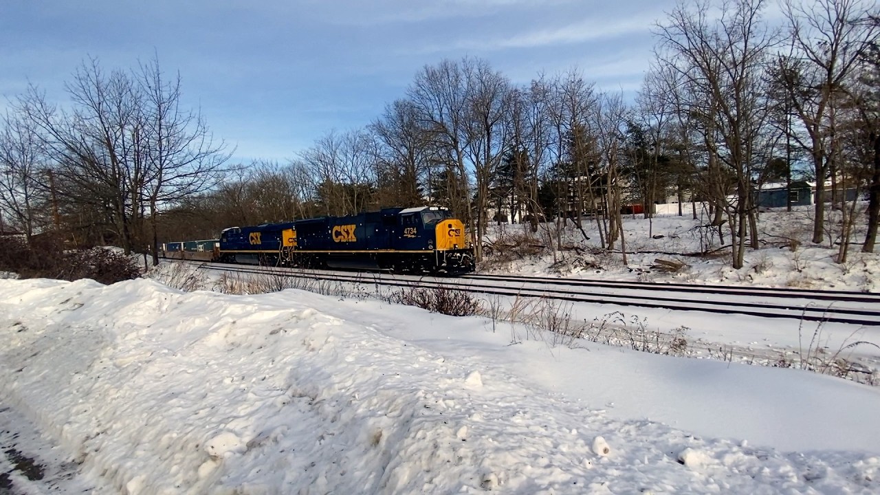 Morning CSAO Action ft. Newly Painted CSX Leaders & More Norfolk Southern CSX Trains