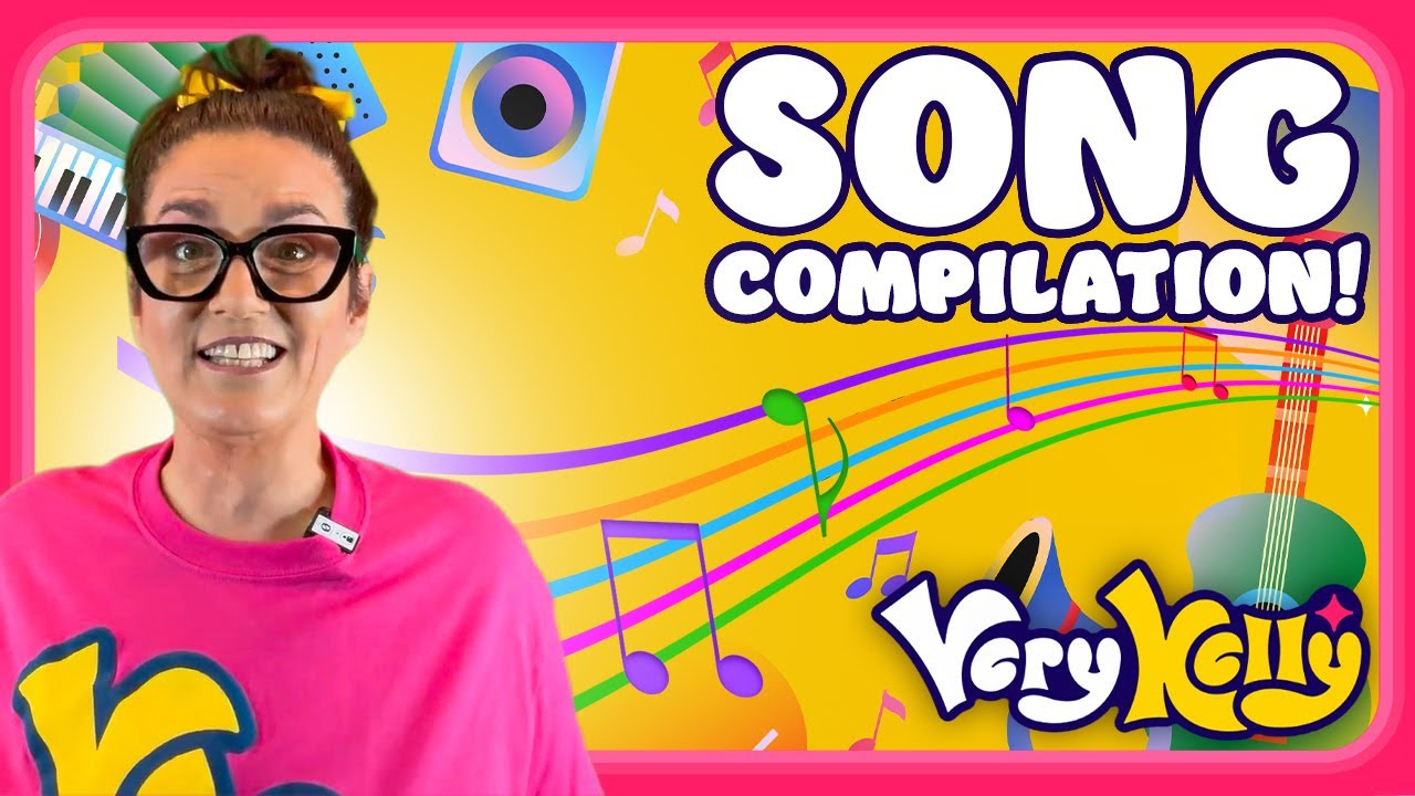 Kids Songs Compilation | Sing, Dance & Learn with Very Kelly! | Very Kelly! Music For Kids 🎶✨