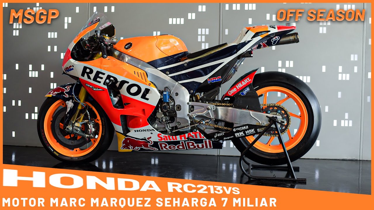 MSGP - Honda RC213VS , Motor Marquez seharga 7M!