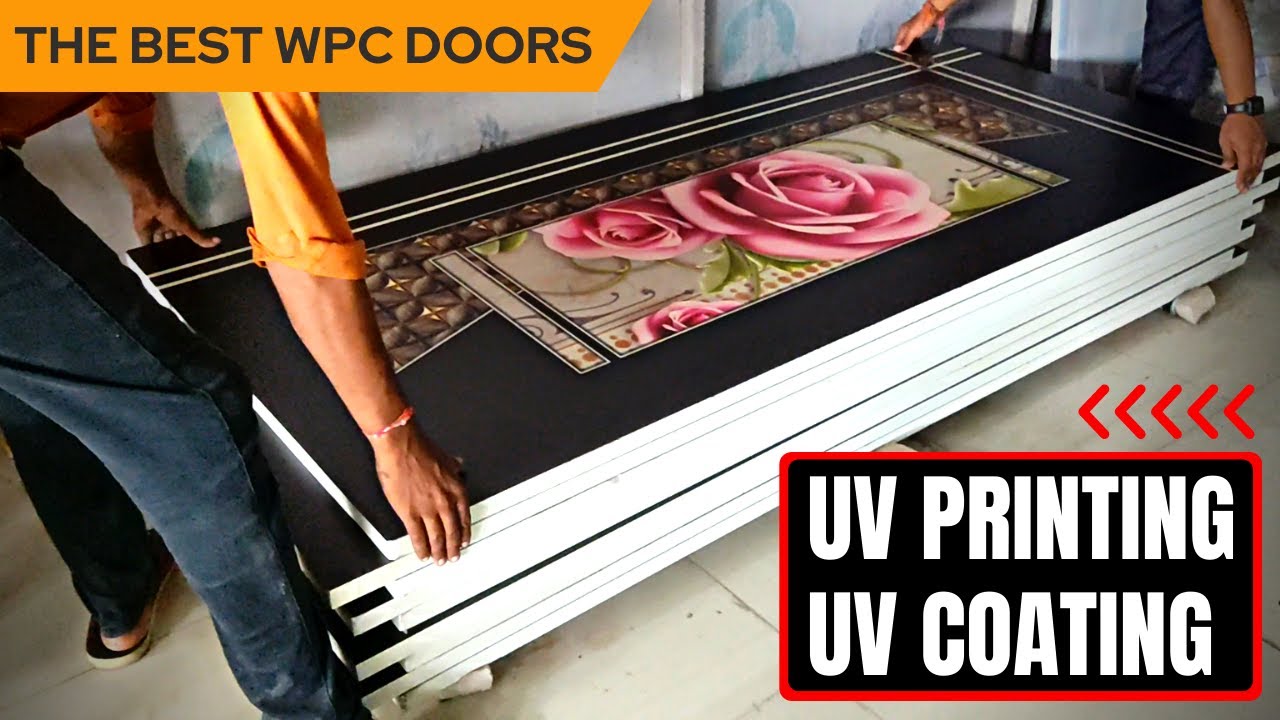 WPC Door Digital UV Printing UV Coating and Packing - The Truth | EEZEE BOARD