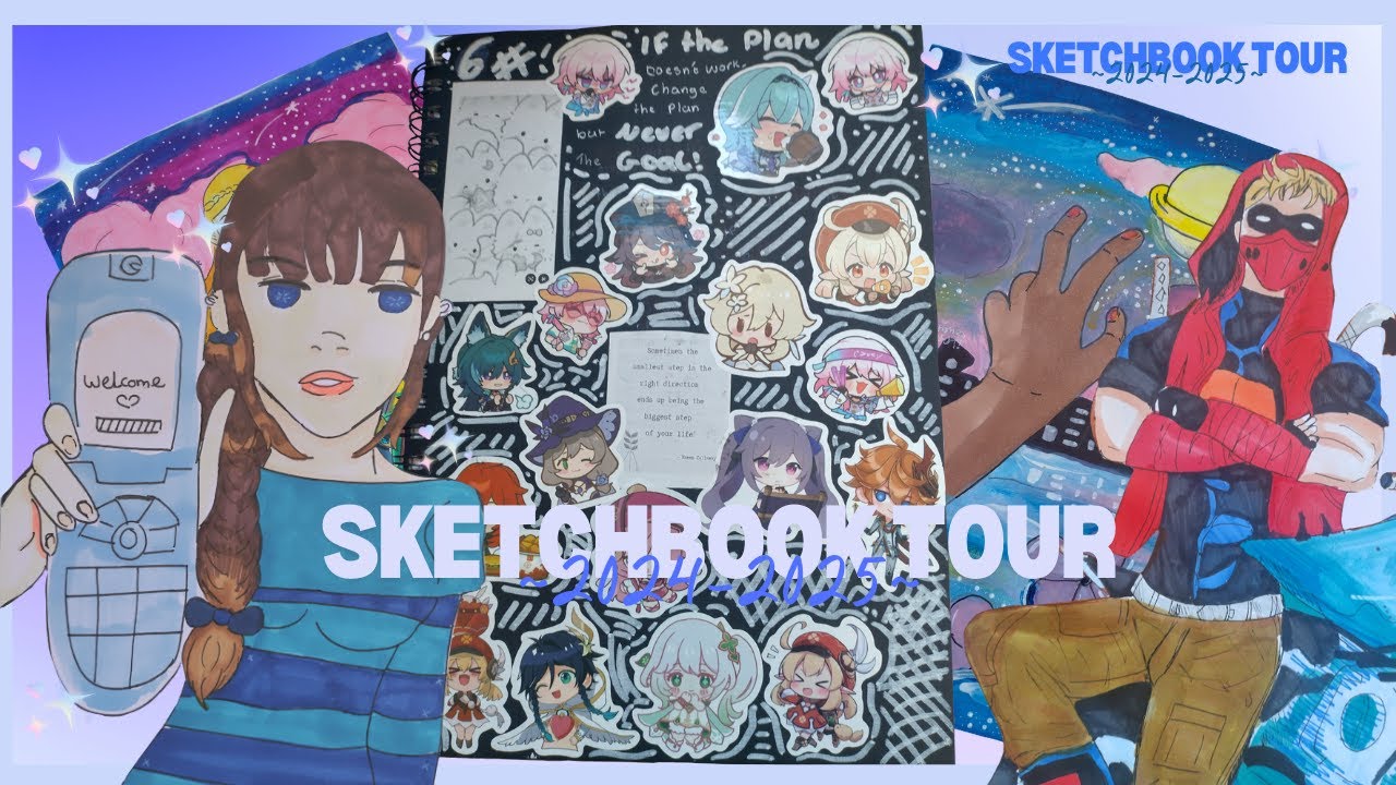 Sketchbook Tour ~2024-2025~