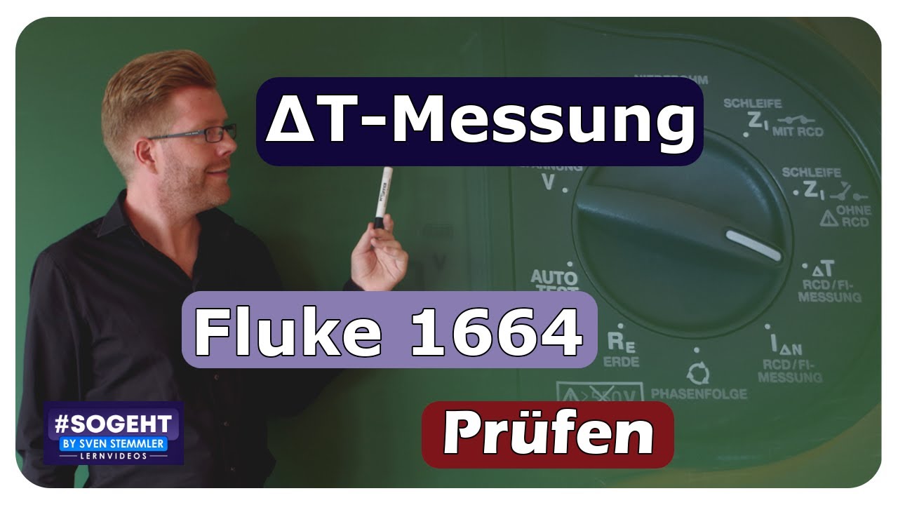 RCD-Auslösezeit richtig messen - So geht's mit dem Fluke 1664