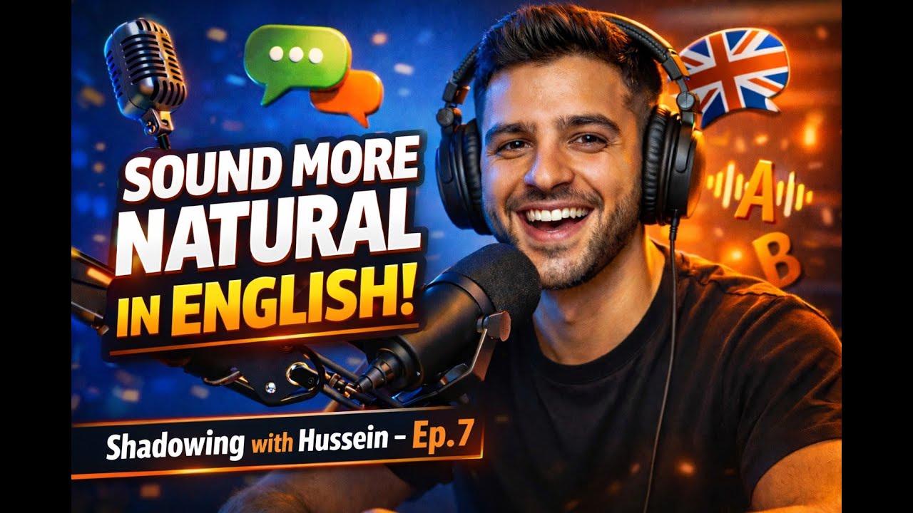 Shadowing with Hussein Learn English Words by Shadowing – Episode 7