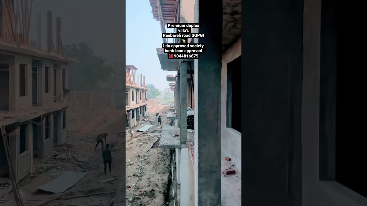 LDA APPROVED HOUSES FOR SALE | RAEBARELI ROAD SGPGI 🏡 | BANK LOAN | LUCKNOW ROW HOUSES