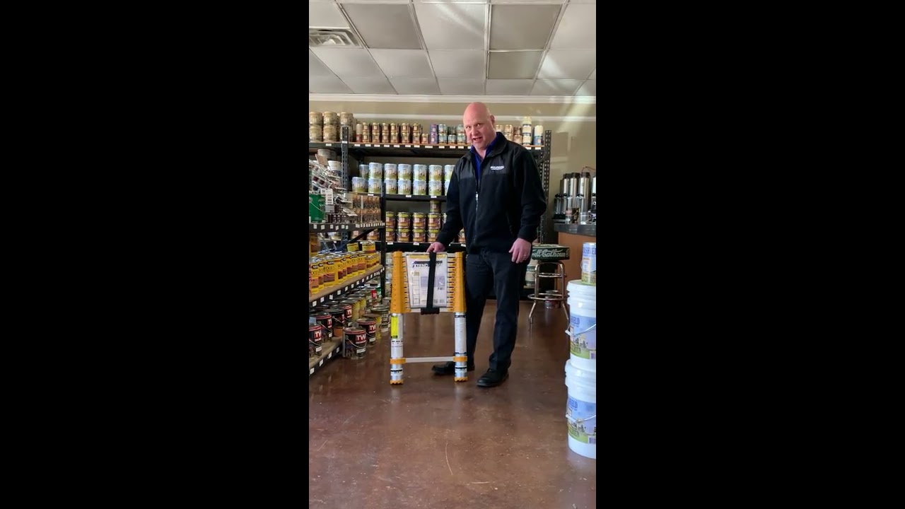 Xtend+Climb Pro Series 785P Telescoping Ladder Demonstration  - Farrell-Calhoun Paint Denham Springs
