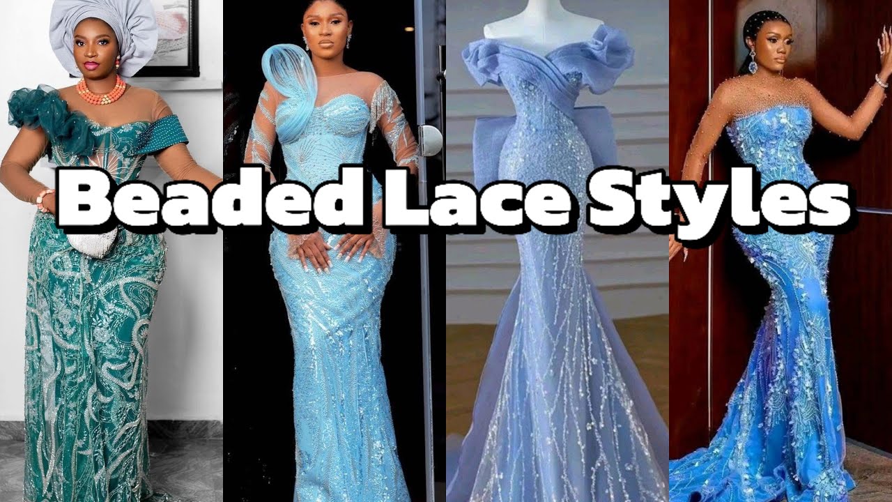 Fully Corset Beaded Lace Styles||Asoebi Dress||African Wedding Outfits||Bridal Dress 