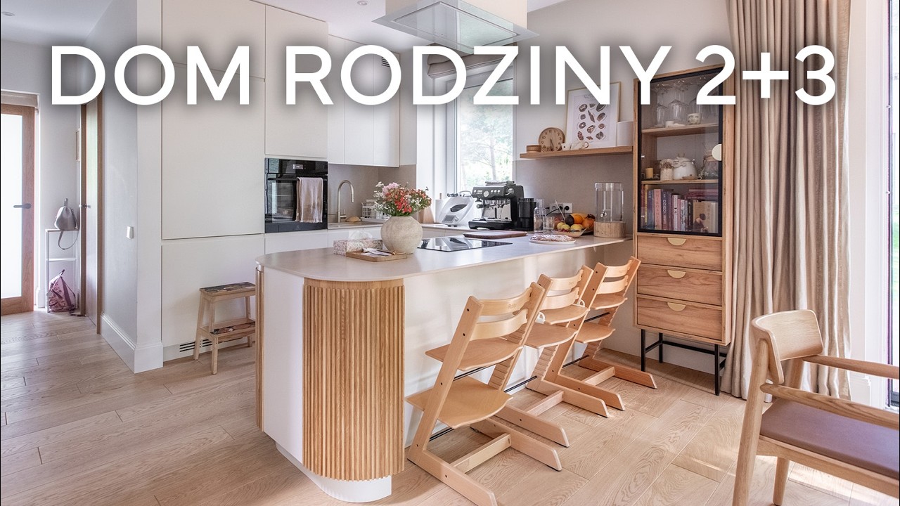 140² DOM bliźniak urządzony z wykorzystaniem naturalnych materiałów | HOME TOUR + GARDEN TOUR