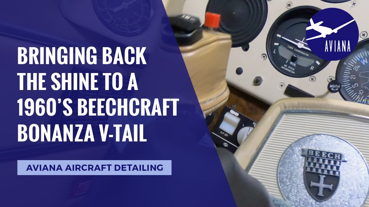 Beechcraft Bonanza V-Tail 1960s model - Bringing back the shine!