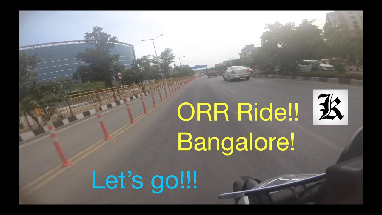 Bangalore Outer Ring Road (ORR) ride. HD 1080p