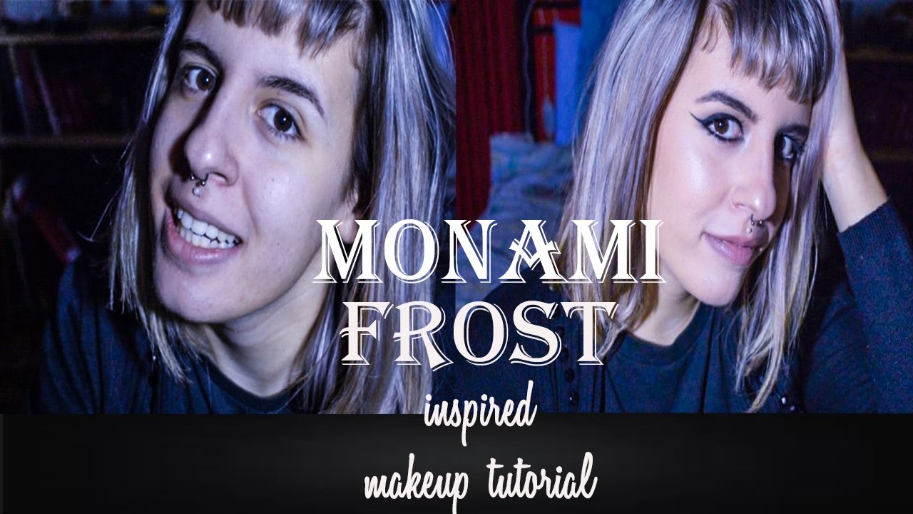 Monami Frost inspired makeup tutorial (Bold eyeliner & nude lips)