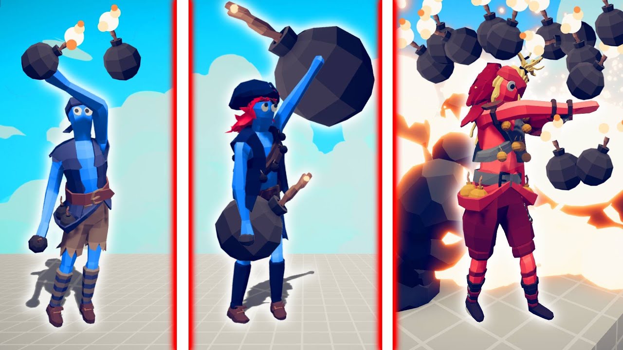 EVOLUTION OF SUPER BOMB THROWER | TABS - Totally Accurate Battle Simulator