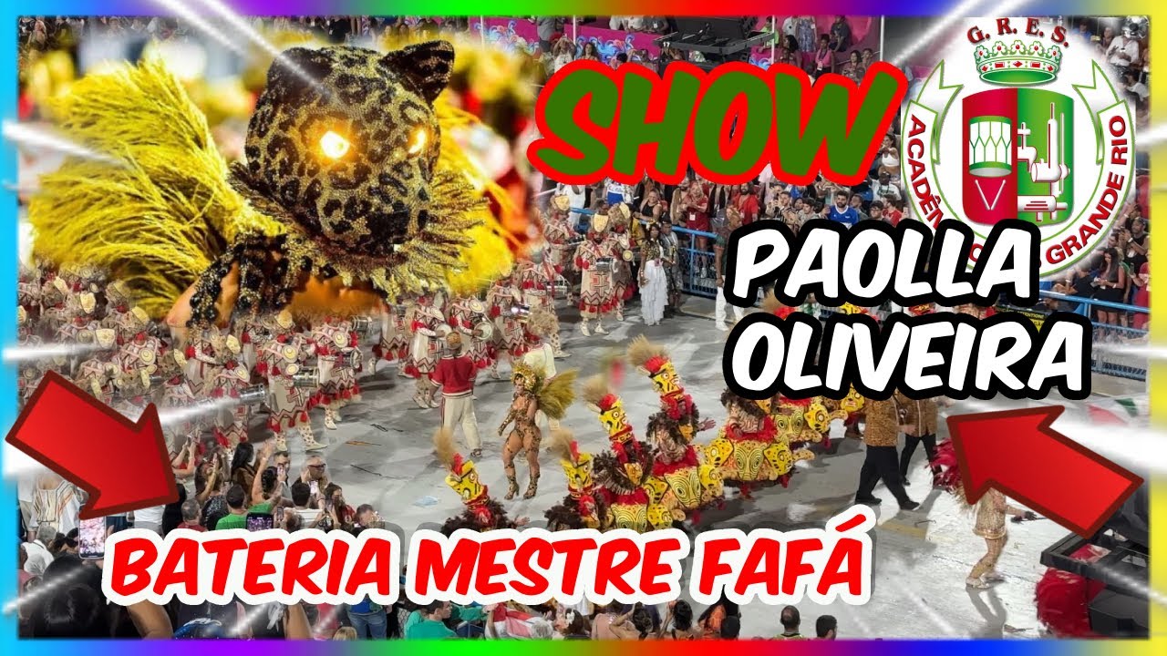 Paolla Oliveira Rainha de Bateria GRANDE RIO 2024 em 4K  #paollaoliveira #bateriafuriosa