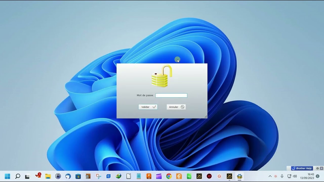Windev 25 mot de passe