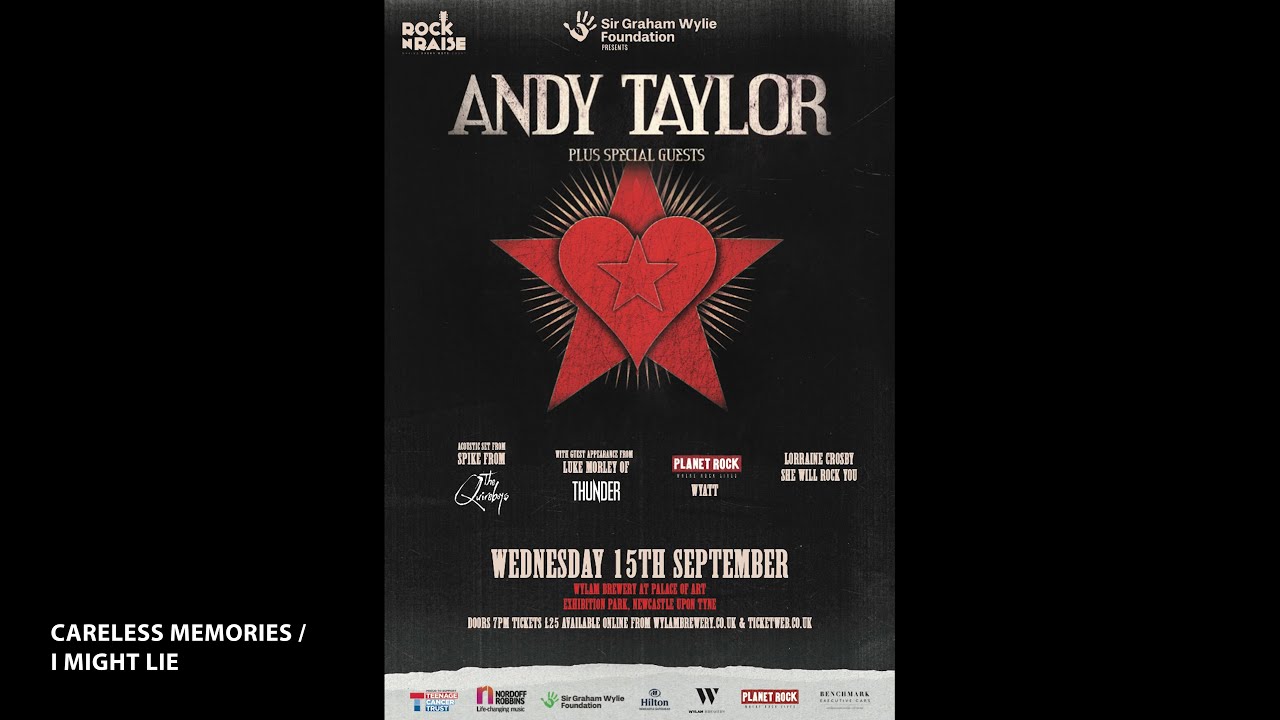 CARELESS MEMORIES / I MIGHT LIE - Andy Taylor (Duran Duran) Live - Newcastle 2021