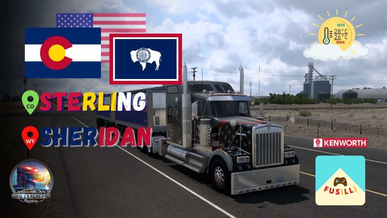 ATS • Grãos ┃Colorado ~ Wyoming┃ Kenworth W900