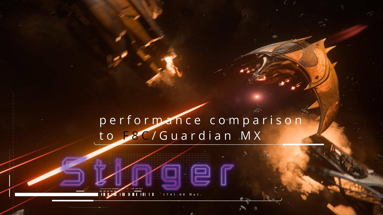 Star Citizen | Stinger: сравнение с F8C/Guardian MX. Интерьер, боевые проверки.