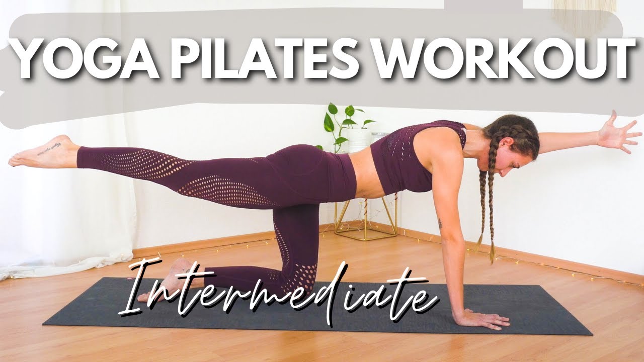 60 MIN INTENSE FULL BODY YOGA PILATES WORKOUT | Intermediate Level | No Equipment