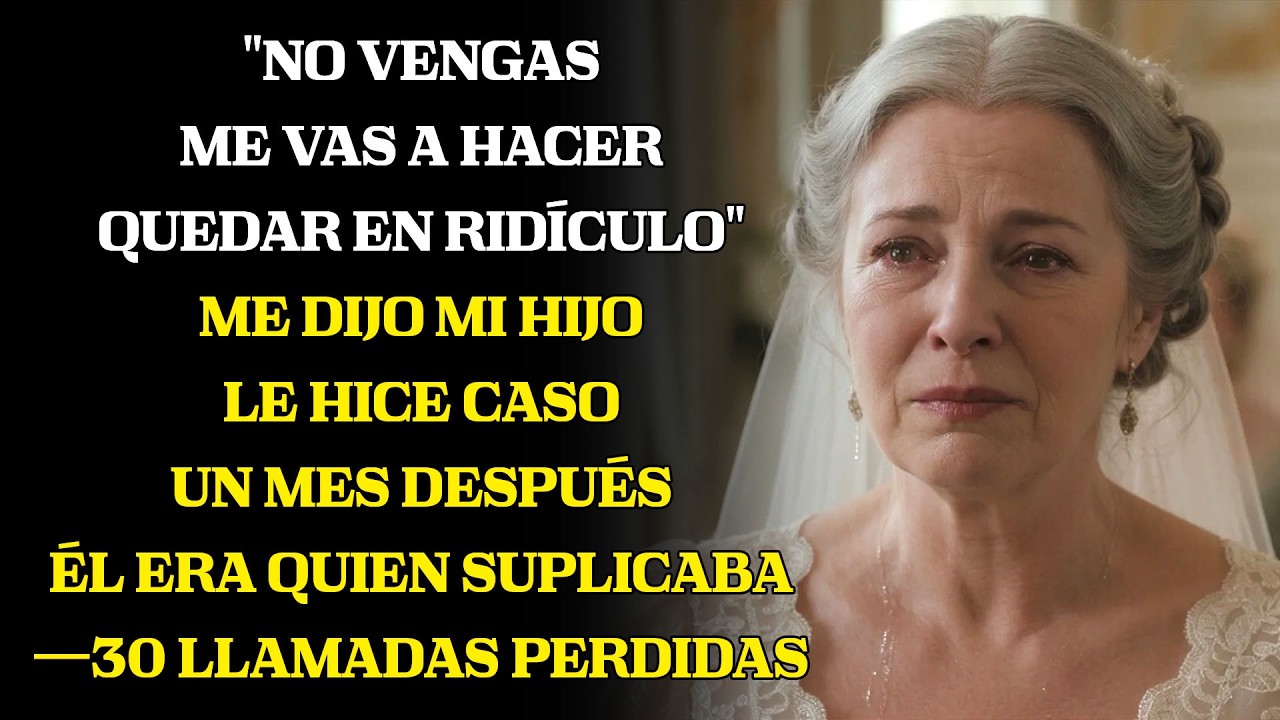 “No digas que eres mi madre”, escribió—días después llamó 30 veces