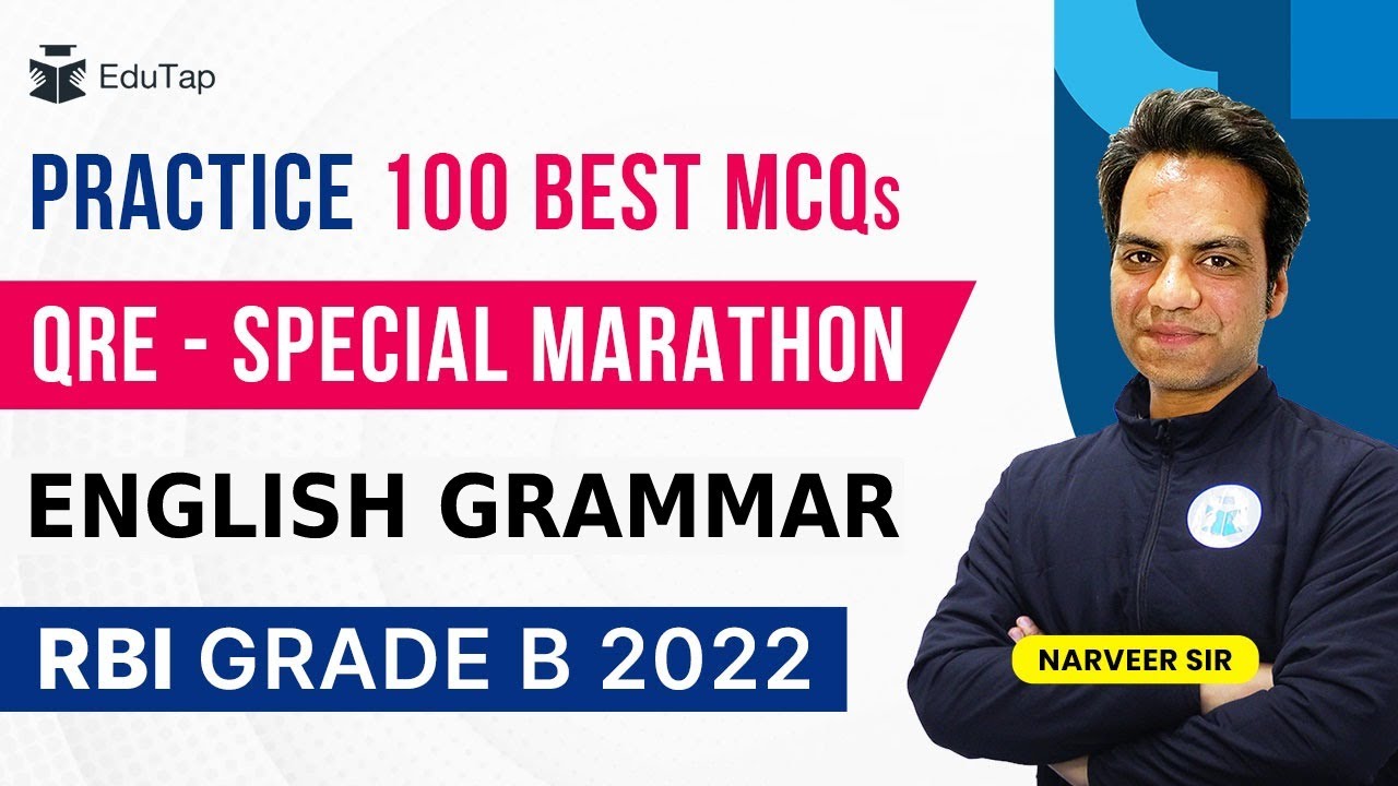 Important MCQ of English for RBI Grade B 2022 Exam | Phase 1 preparation | Revision and Practice set