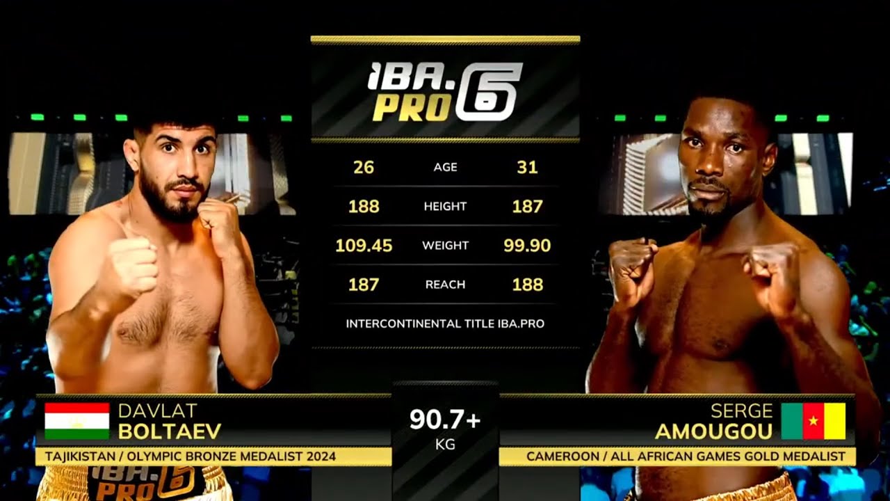 Davlat Boltaev 🇹🇯 vs Zacharie Serge Amougou 🇨🇲 | IBA.PRO 6 | May 23, 2025 | Dushanbe, Tajikistan