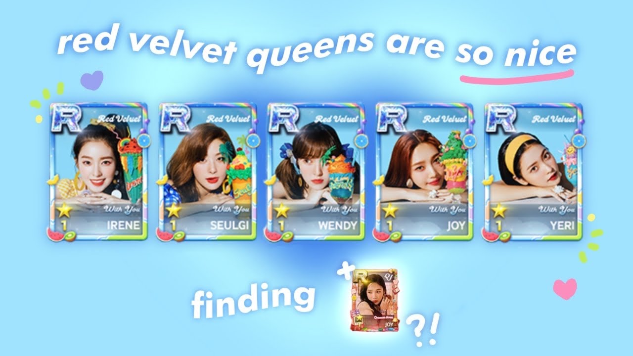 red velvet (queendom update) & with you limited theme 🍉 superstar smtown