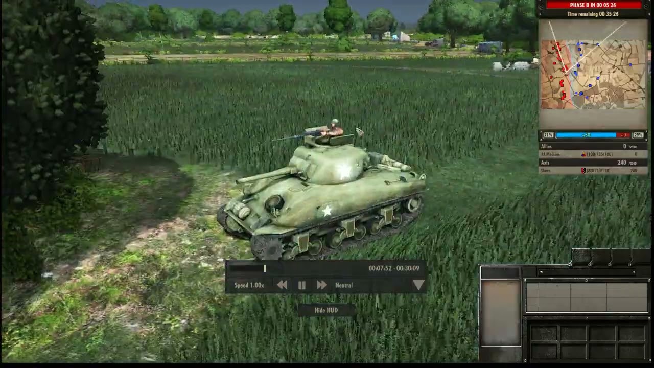 Steel Division Normandy 44 91st Luftlande vs Medium 3rd Armored