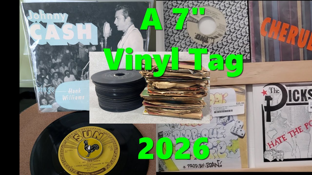 Виниловая наклейка 7 дюймов, 2026 год