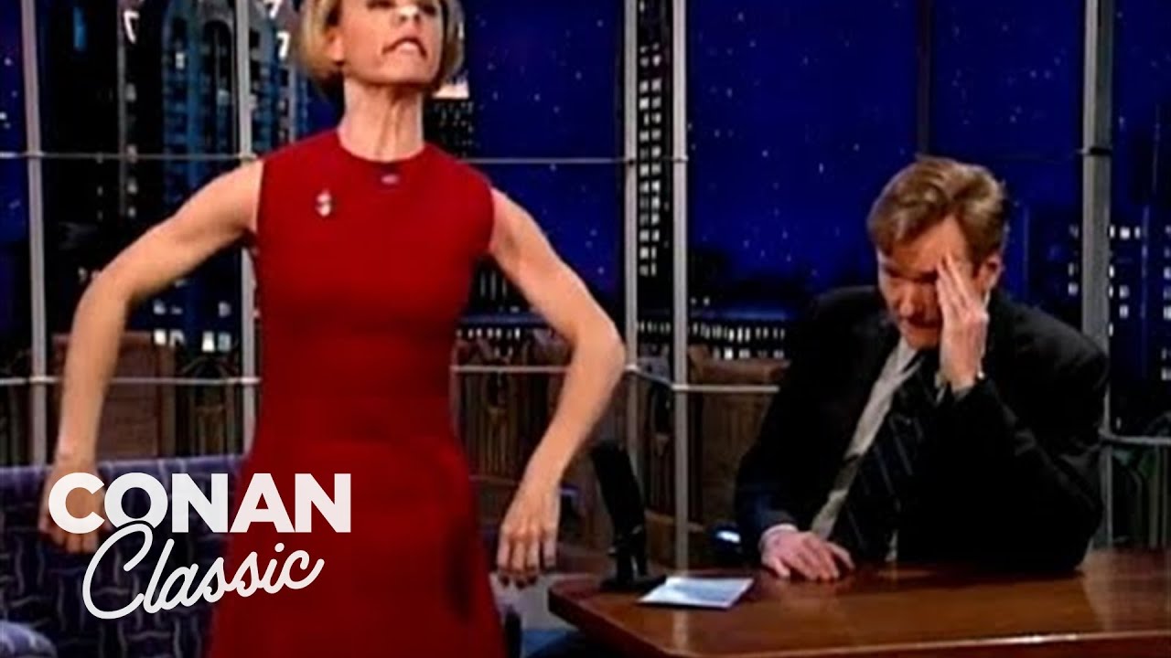 Эми Седарис принесла много клипов | Late Night с Конаном О’Брайеном