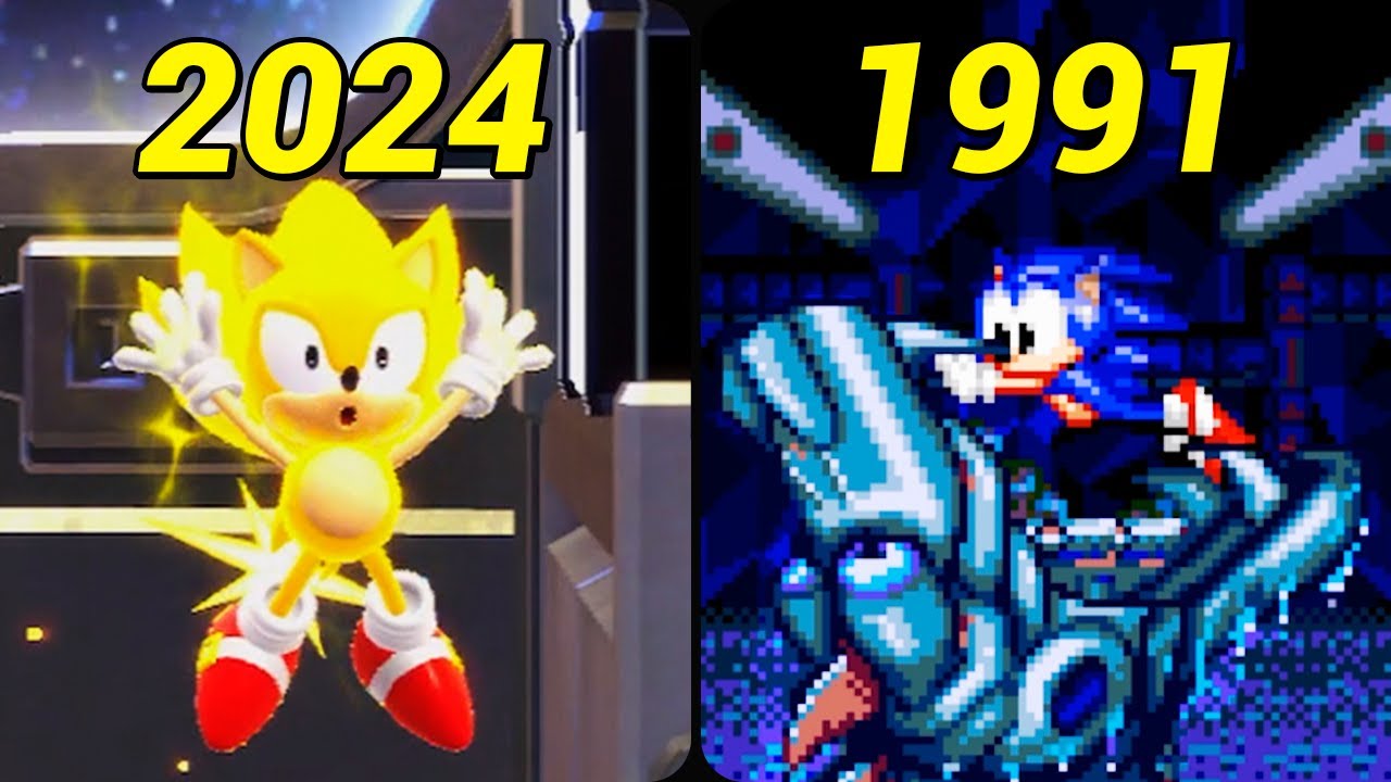 The evolution of SONIC & SUPER SONIC death animations